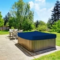 thumbnail image 5 of Hot Tub Cover/Spa Cover 18 Oz Waterproof - 100% Weather Resistant Outdoor Square Spa Cover with Elastic for Snug Fit (14" H x 90" W x 90" D, Blue), 5 of 7