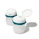 thumbnail image 1 of Botella Squeeze OXO Good Grips Prep & Go de silicona, paquete de 2 unidades, color blanco, 1 of 7