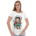 thumbnail image 3 of Betty Boop Bold Eagle Rose Tattoo Women's T Shirt Ladies Tee Brisco Brands M, 3 of 5