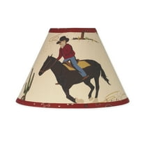 Sweet Jojo Designs Wild West Cowboy Multicolor Empire Lamp Shade