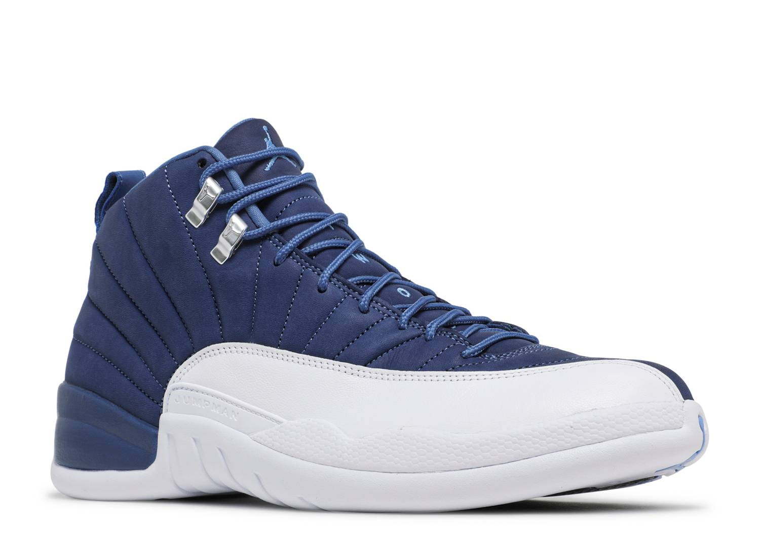 jordan blue and white shoes