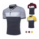 thumbnail image 2 of Polo Camisa De Manga Corta Impresión Gradiente Para Hombre, 2 of 7