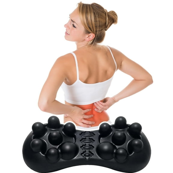 Sciatica Massager Deep Tissue for Butt and Lower Back, 14 Trigger Points & Myofascial Release Piriformis Syndrome Relief Glute Hip Pain SI Joint Pelvic Quadratus Lumborum
