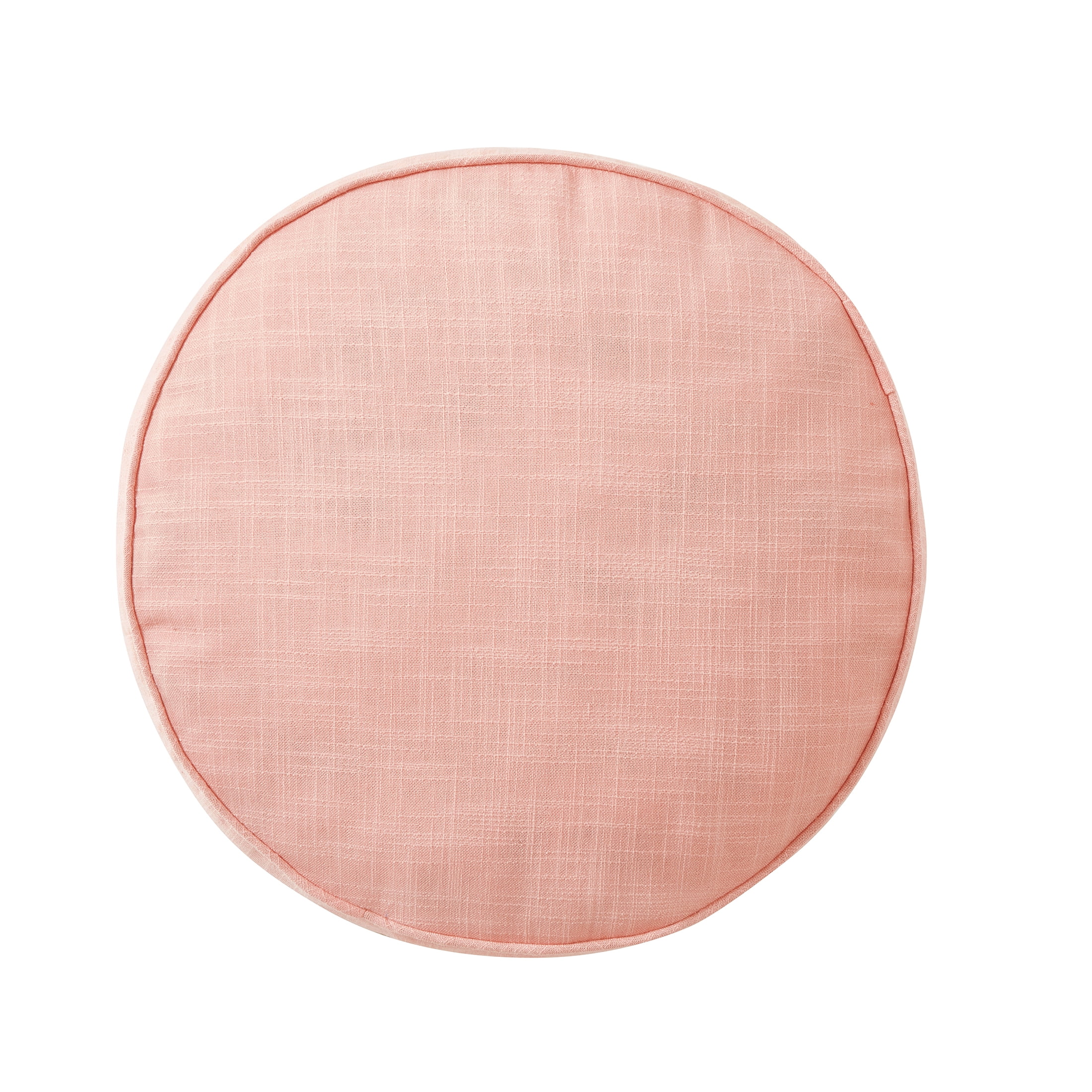 Mainstays Seashell Decorative Pillow, 16" Round, Ivory