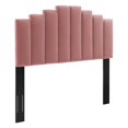 thumbnail image 1 of Noelle Performance Velvet Twin Headboard - Dusty Rose, 1 of 4