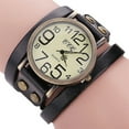 thumbnail image 3 of Reloj de cuarzo para hombre, relojes para hombre, marca CCQ, reloj de pulsera vintage de cuero de vaca, reloj de pulsera para hombre y mujer, reloj de cuarzo BK, 3 of 3
