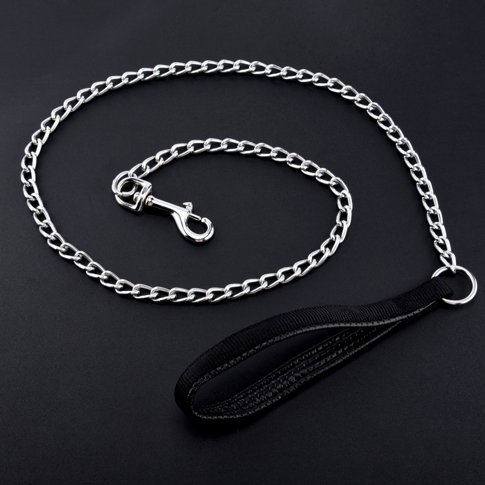 HEQUSIGNS 4.1ft Metal Dog Chain Leash with Padded Handle photo 7