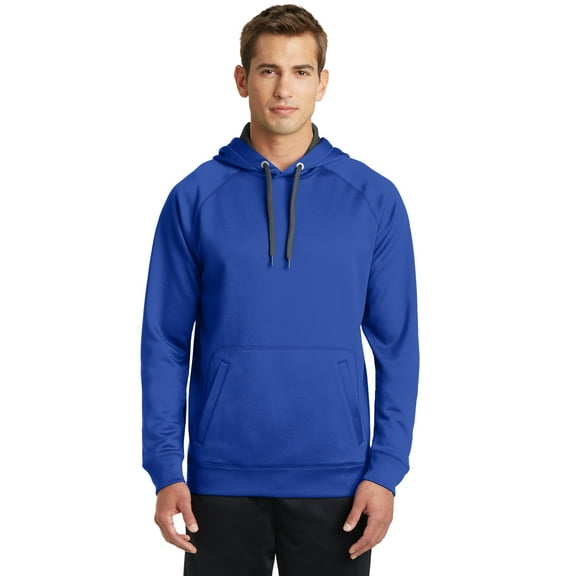 Sport-Tek Men's Long Sleeve Tech Fleece Hooded Sweatshirt. ST250