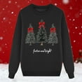 thumbnail image 3 of T-shirts pour Femmes Manches Longues Décontractées avec Col Rond et Imprimé pour Noël, 3 of 4