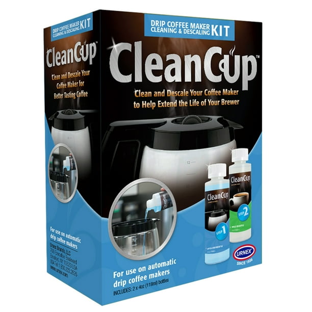 Urnex, CleanCup Drip Coffee Maker Cleaning and Descaling Kit, 8 Oz