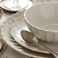 thumbnail image 3 of Lenox French Perle Scallop 12-Piece Stoneware Dinnerware Set (Service for 4), 3 of 7