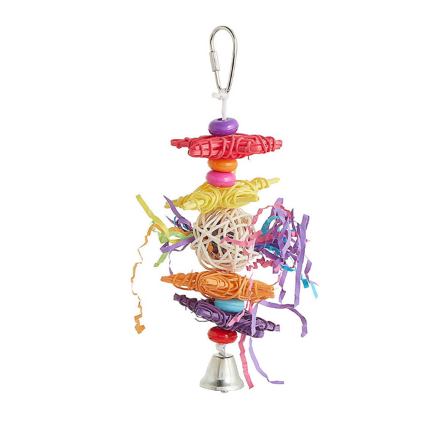 Happy Beaks Crinkle Crinkle Little Star Bird Toy