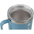thumbnail image 4 of ThermoFlask Drinkware Collection - 12 oz Insulated Coffee Mug with Leakproof Push N Sip Lid, Dusty Blue, 4 of 6