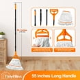 thumbnail image 4 of TidyBliss Commercial Mop Heavy Duty with 55 inches Long Handle (Orange), 4 of 8