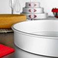 thumbnail image 3 of HTOOQ Anodized Aluminum Round Cake Pan, 7 x 2 Inch, Silver 3" Depth 18 x 3 Inch, 3 of 7