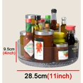 thumbnail image 2 of Rotator Rotator 11 Inch Tray Kitchen Round Rotating Organizer Table Suitable for Kitchen Cabinets Refrigerator Bathroom Rotating Food Storage (Color : Transparent), 2 of 5