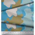 thumbnail image 3 of Soimoi Poly Georgette Fabric Multicolor Camouflage Printed Fabric 1 Yard 52 Inch Wide, 3 of 3