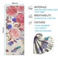 thumbnail image 2 of Pioneer Flower Floral Print Pattern Hot Yoga Mat Towel Non Slip for Hot Yoga - Quick-Drying Yoga Mat Cover with 4 Corner Pockets with Travel Bag - Hot Yoga Towel Non Slip 74"x26", 2 of 6