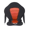 thumbnail image 2 of Kayak Asiento Cojín Camping Estadio Asiento Inflable Kayak Canoa Respaldo Asiento Naranja Con Bolsa Sunnimix Cojín de asiento de kayak, 2 of 8