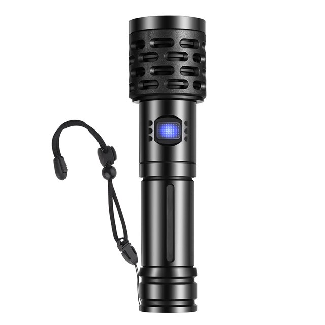 Linterna LED de 10 W, luz portátil para acampar, antorcha con zoom para senderismo de emergencia Likrtyny Para Estrenar