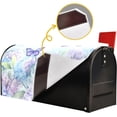 thumbnail image 5 of Spring Mailbox Covers, Purple Hydrangea Butterfly Mailbox Covers Oxford Cloth Post Box Cover with Magnetic Strip for Garden Yard Decor, 5 of 6