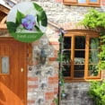 thumbnail image 3 of PENIKOKO 2-Pack Artificial Morning Glory Silk Vines Green Hanging Plants for Outdoor Garden Fence Decoration, 3 of 8