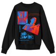thumbnail image 5 of John Carpenter's Halloween Mike Myers Bright Colors Crew Neck Long Sleeve Black Adult Sweatshirt-XXL, 5 of 7