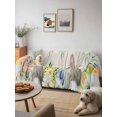 thumbnail image 6 of Easter Bunnies Couch Cover, Spring Eucalyptus Easter Eggs Gray Wooden Sofa Cover Blanket for Loveseat Couches, Sectional Sofa Slipcover Furniture Protector for Living Room Bedroom 71''x118'', 6 of 9