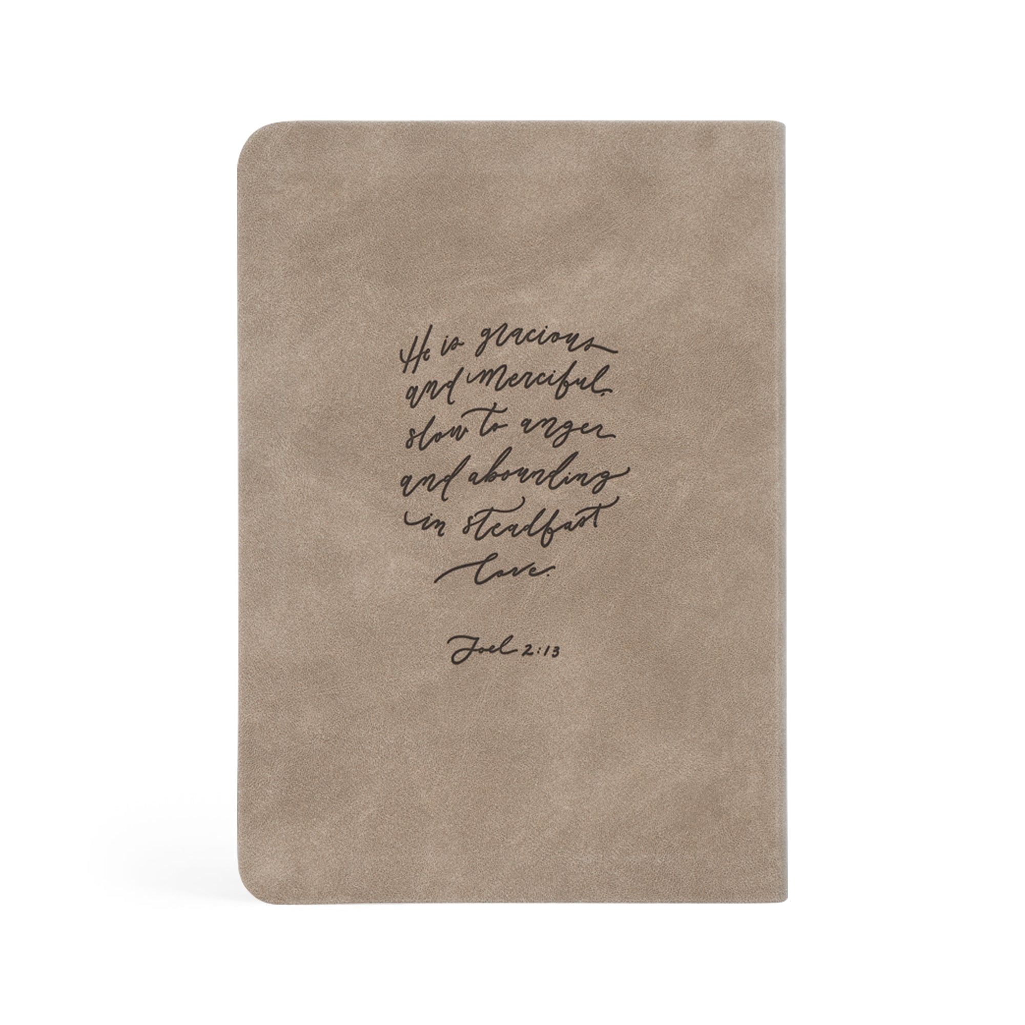 Hosanna Revival, Teen/Adult Notebook, 150-Page Lined Prayer Journal, Taupe Leather-like Softcover with Floral Design, Title: Marlo Theme