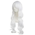 thumbnail image 3 of LinYooLi 28 Pouces/70 cm Perruque Synthétique Cheveux Longs Bouclés (Brun Blond Mélangé), 3 of 4