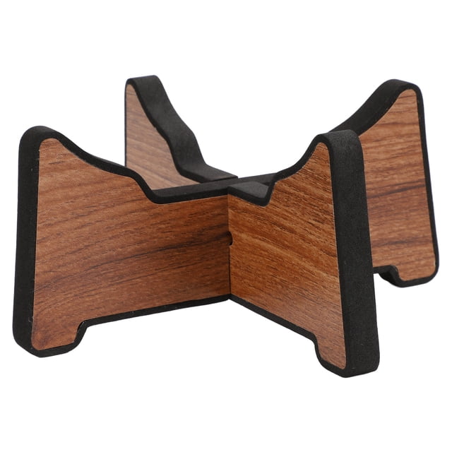 Ethereal Drum Stand, Silicone Sound Insulation Layer Handpan Drum Holder, Detachable Wood Drums Display Rack, Handpan Tongue Drums Holder for Playing and Displaying