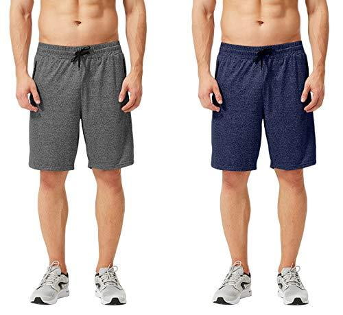 TEXFIT Men's 2-Pack Gym Shorts with 