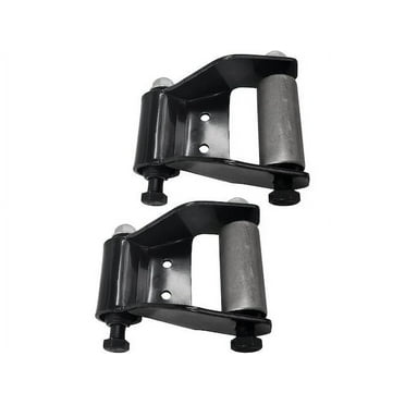 Rear Rearward Leaf Spring Shackle Set - Compatible with 2008 - 2014 Ford E-150 2009 2010 2011 2012 2013