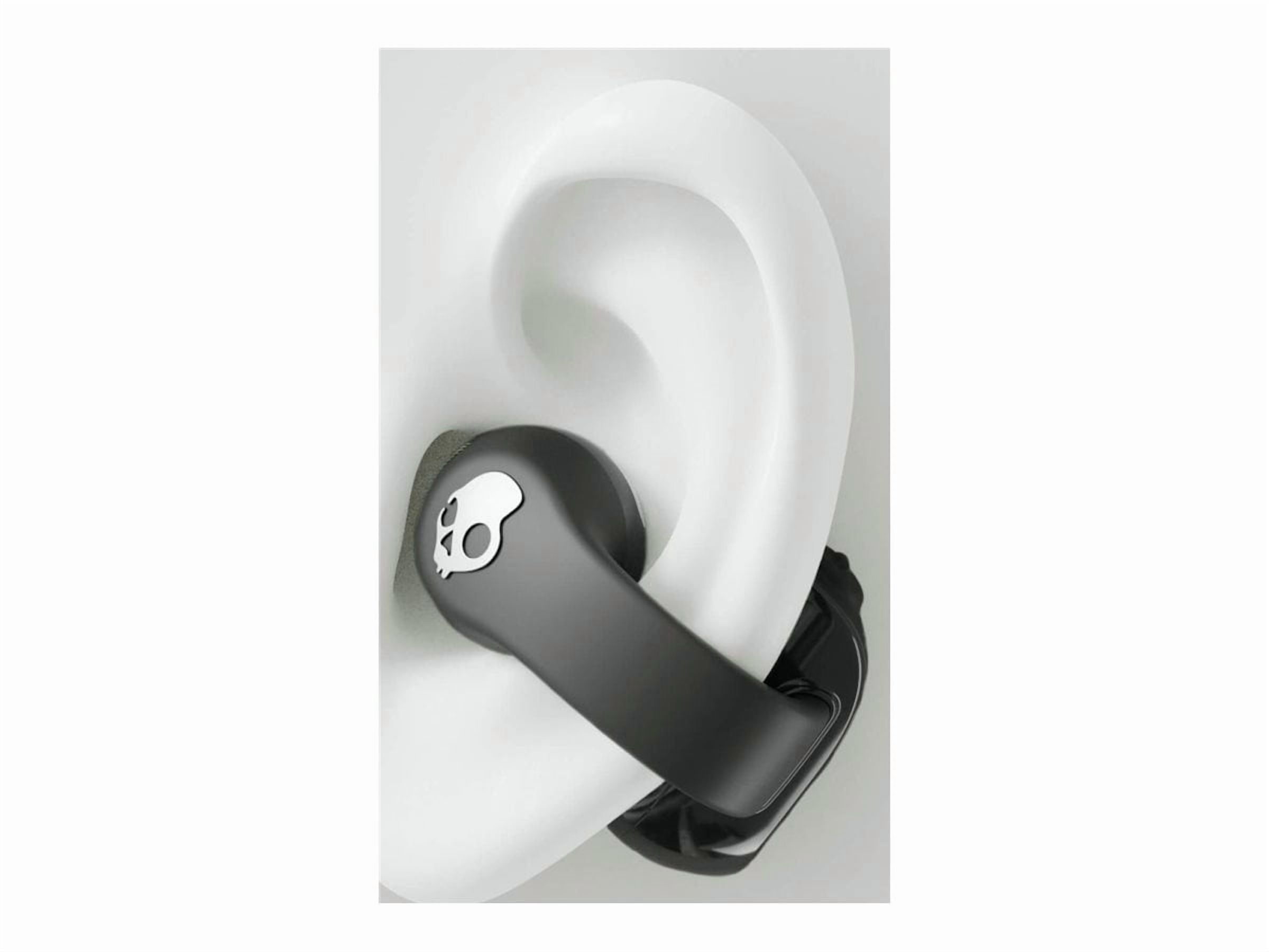 Skullcandy Push 720 Open - True wireless earphones with mic - open ear - over-the-ear mount - Bluetooth - black/silver