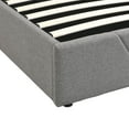 thumbnail image 6 of Queen Upholstered Platform Bed Frame with a Hydraulic Storage System, Modern Upholstered Platform Bed, Heavy Duty Bed Frame with Wood Slat Support, Easy Assembly, Noise-Free, 6 of 8
