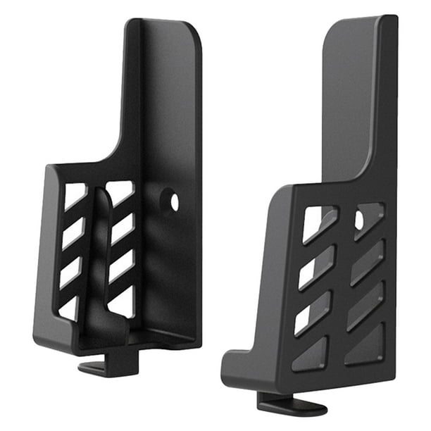 Soporte de pared para tableta, ángulo de visión ajustable para cargar teléfono móvil. Negro