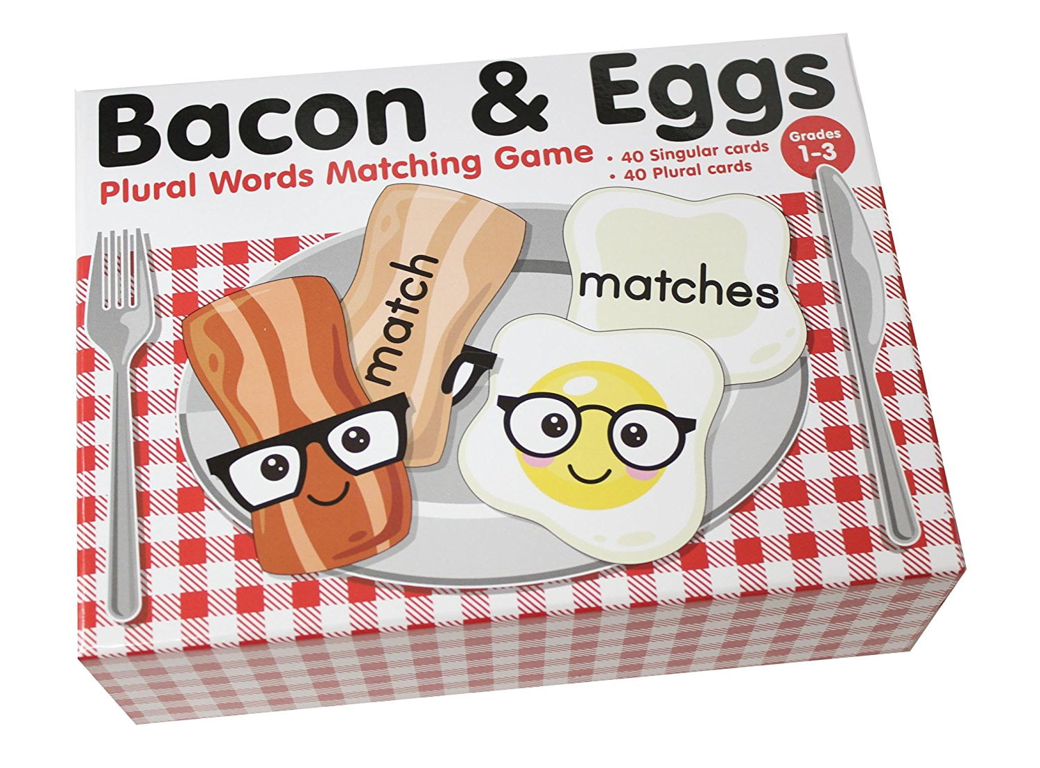 Bacon and Egg Plural Words Puzzle Teacher Supply