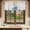 Gray, variant on Country Truck Dogs Valances for Windows, Decorative Rod Pocket Window Valance Curtains, Vintage Animals Paw Text Wooden Plank Short Curtain Drapes for Kitchen/Living Room, 2 Panels, 42" W x 12" L