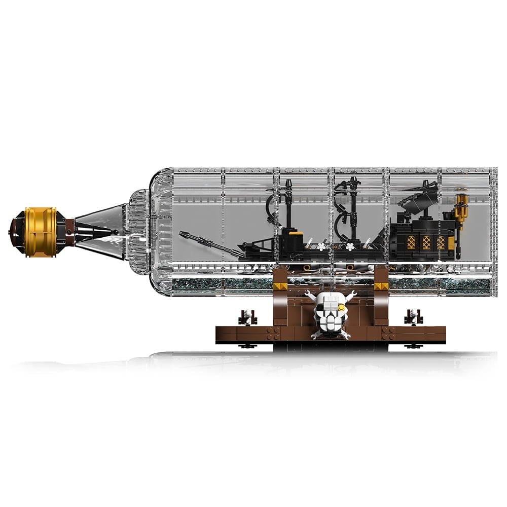 Mould King 10065 Black Pearl Pirate Ship Building Block Set, 2206