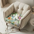 thumbnail image 2 of ZUXONGSY Hummingbird Couch Cushion Cover Floral Sofa Seat Cushion Slipcovers 1 Seater Armchair Cushion Cover Separate Sofa Seat Cushion Cover for Living Room Decoration, 2 of 5