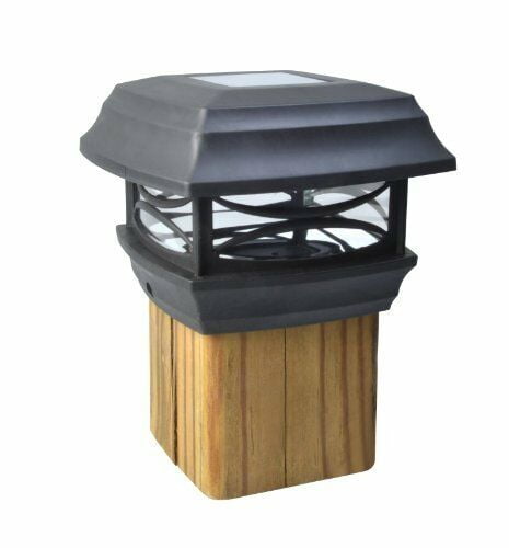 Designed To Mount On Top of 4X4 Fence Posts Solar Powered Post Cap Led Light