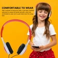 thumbnail image 2 of Sensethe Wireless Kids Headset On Ear Foldable Stereo Headphones Red, 2 of 6