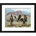 thumbnail image 2 of Three Cowboys, Animals Figurative World Culture Framed Art Print Wall Art by Carolyne Hawley, 2 of 6