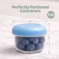 thumbnail image 2 of WeeSprout Baby Food Containers - Small 4 oz Containers With Lids, Leakproof & Airtight, Set of 12, 2 of 7
