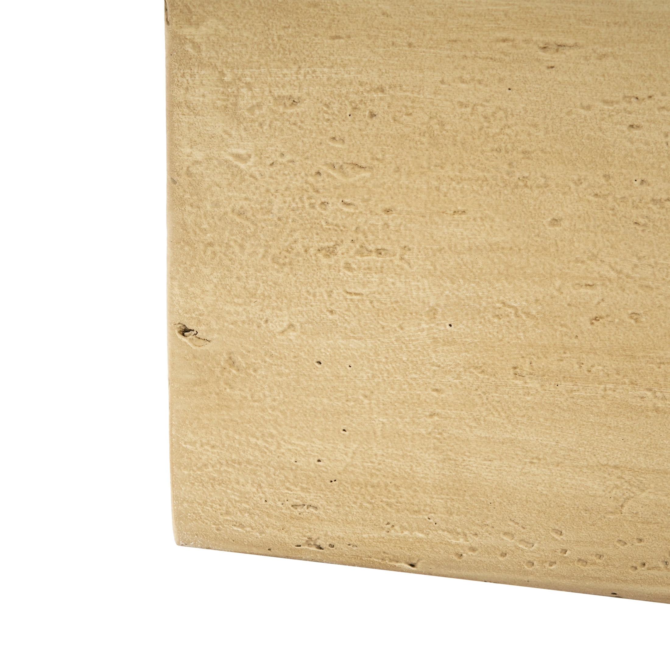Christopher Knight Home 31.25" Handmade MGO Rectangular Planter Box with Drainage Hole, Travertine Beige, Set of 2
