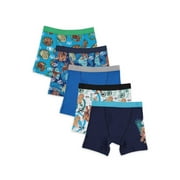 Jurassic World Boys Underwear, 5 Pack Boxer Briefs Sizes 4-8