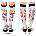 thumbnail image 4 of FORMRS Womens Knee High Socks Casual Long Thick Travel Daily Wear, 2 Pairs, Warm Autumn Day, 4 of 6