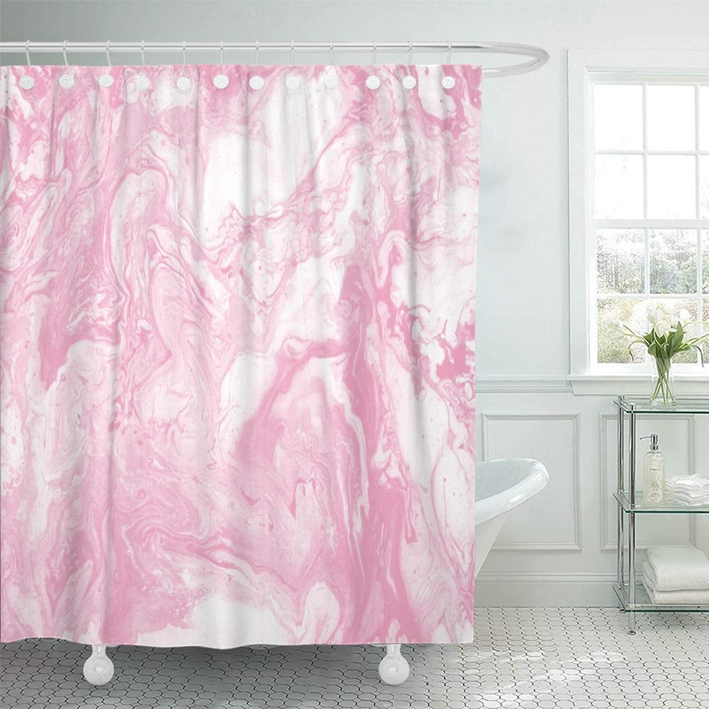 PKNMT Light Pink White Colours Beautiful Abstract Marble Modern