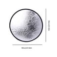 thumbnail image 2 of Reflectores 2 en 1 Difusor Disco Plegable Portátil (plateado), 2 of 6