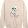thumbnail image 3 of Lilo & Stitch - Stitch Self Care - Women's French Terry Long Sleeve Shirt, 3 of 5